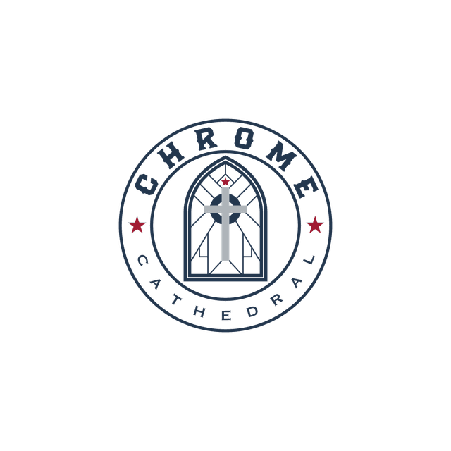 Chrome Cathedral badge