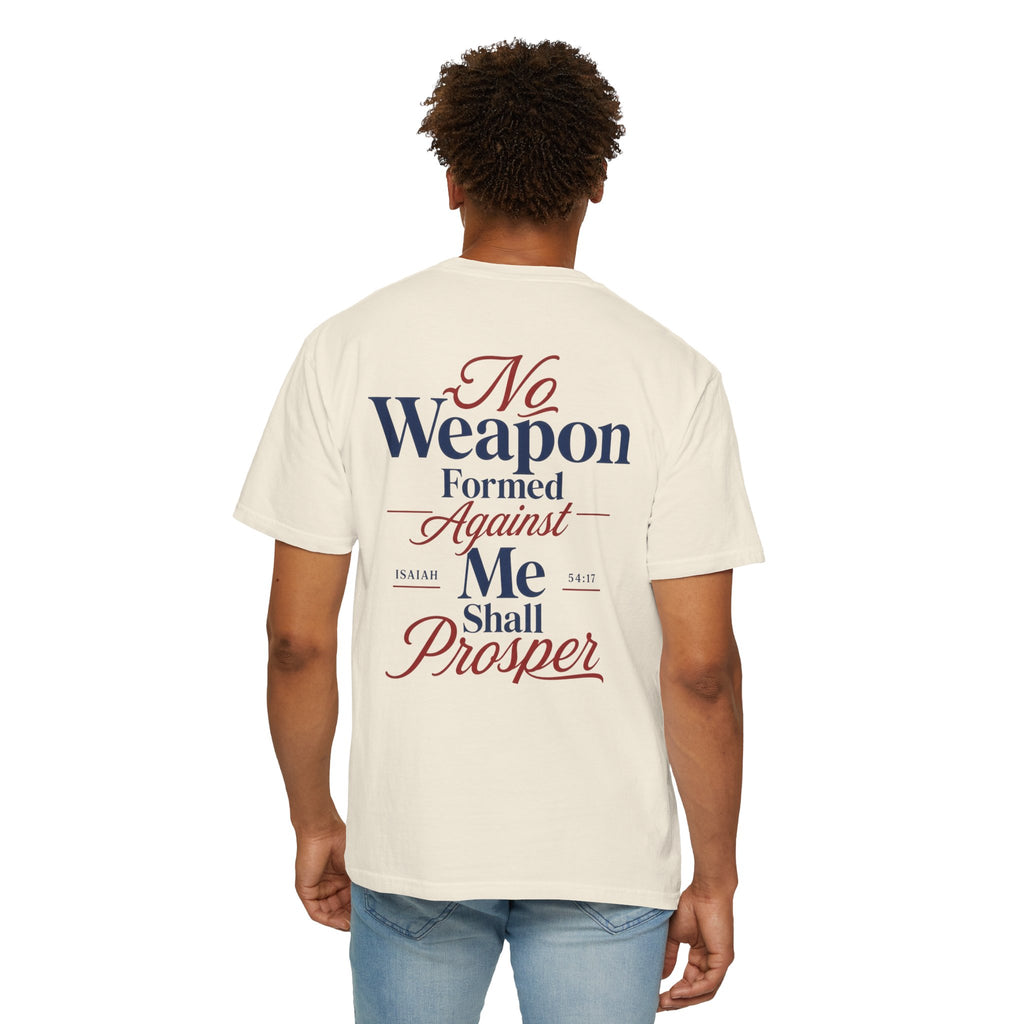 No Weapon Formed Against Me Christian T-Shirt