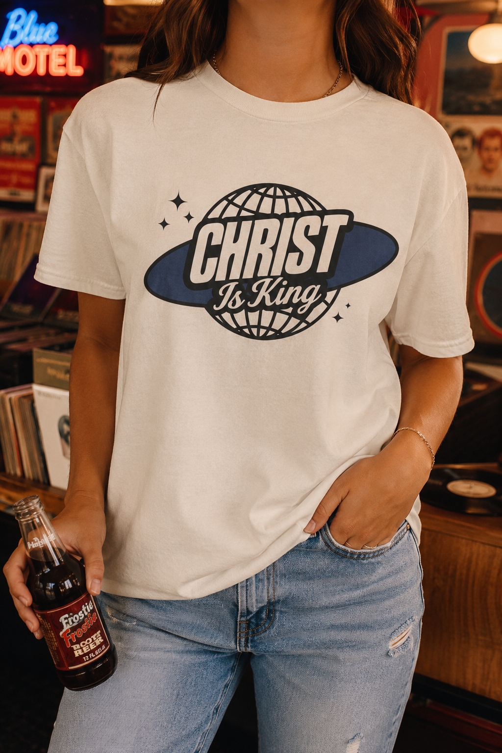 Christ Is King T-Shirt | Christian Faith Graphic Tee