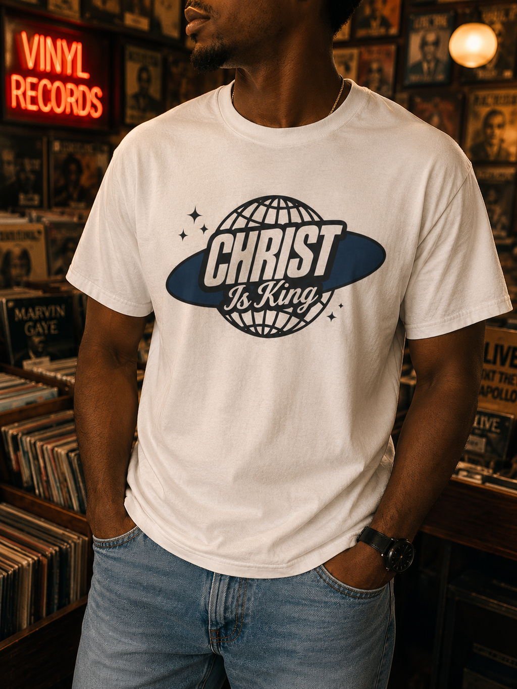 Christ Is King T-Shirt | Christian Faith Graphic Tee