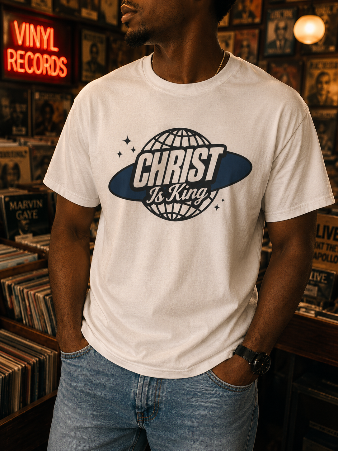 Christ Is King T-Shirt | Christian Faith Graphic Tee
