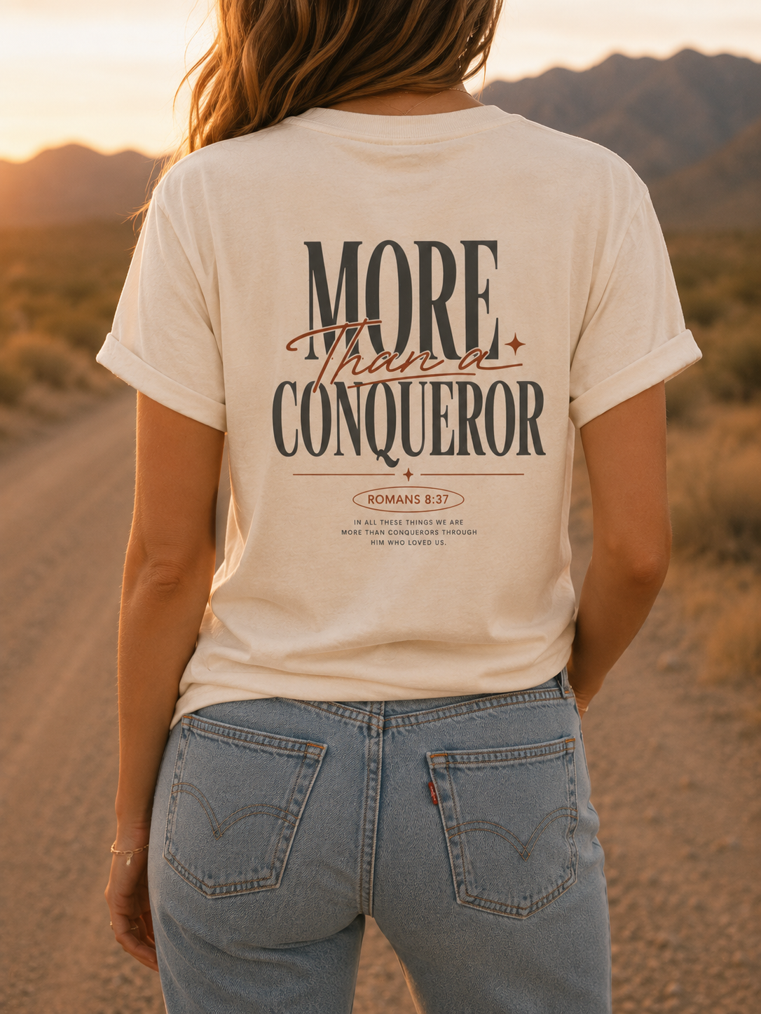 More Than Conqueror T-Shirt — Christian Faith Graphic Tee