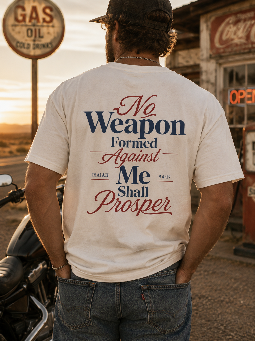 No Weapon Formed Against Me Christian T-Shirt