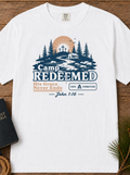 Camp Redeemed T-Shirt — Christian Camp Graphic Tee with John 1:16