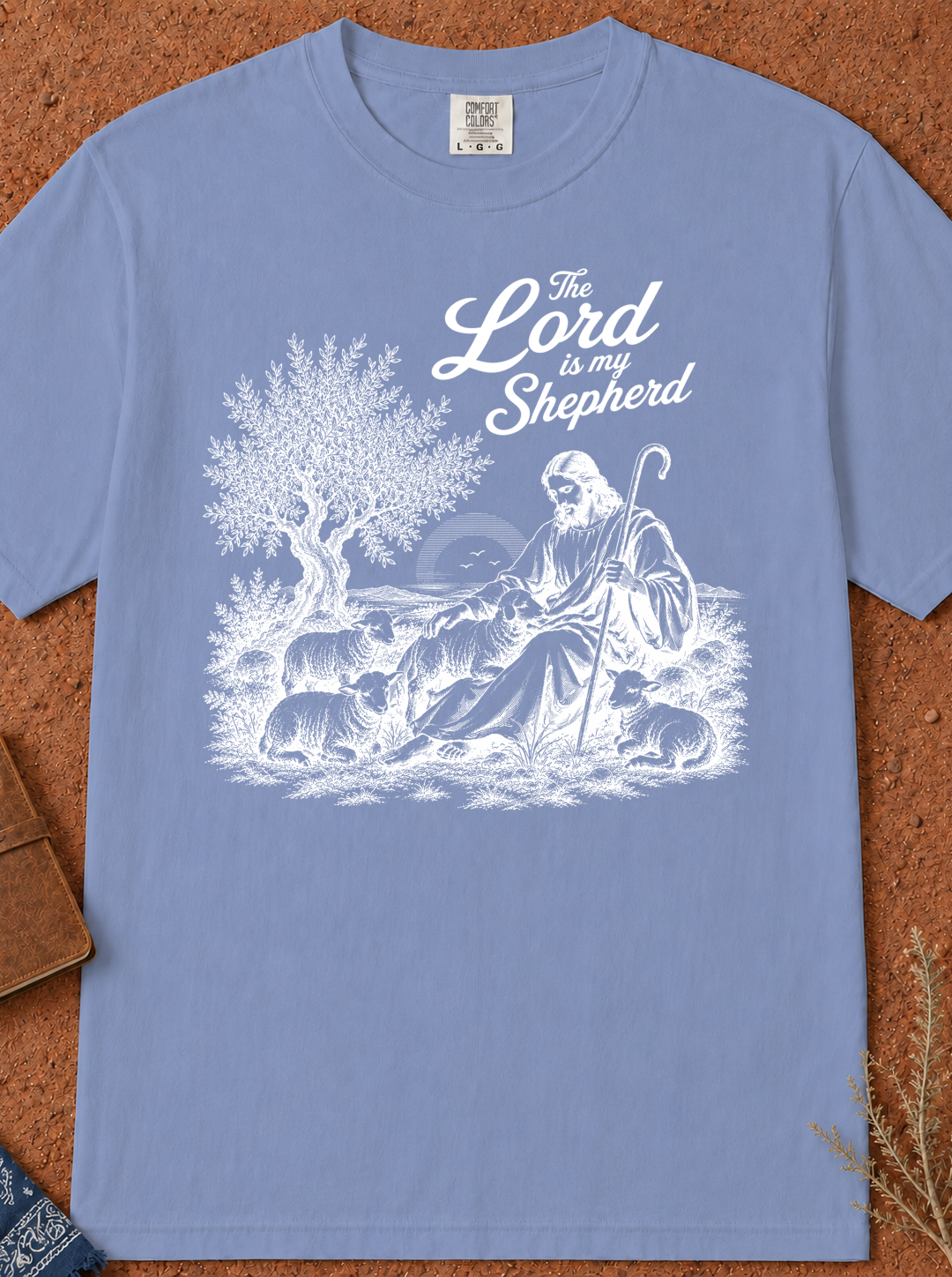 Lord Is My Shepherd T-Shirt — Christian Shepherd Graphic Tee