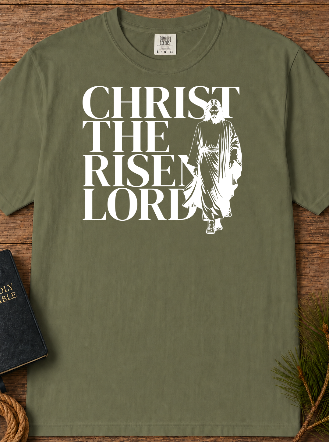 Christ The Risen Lord T-Shirt — Christian Easter Faith Tee