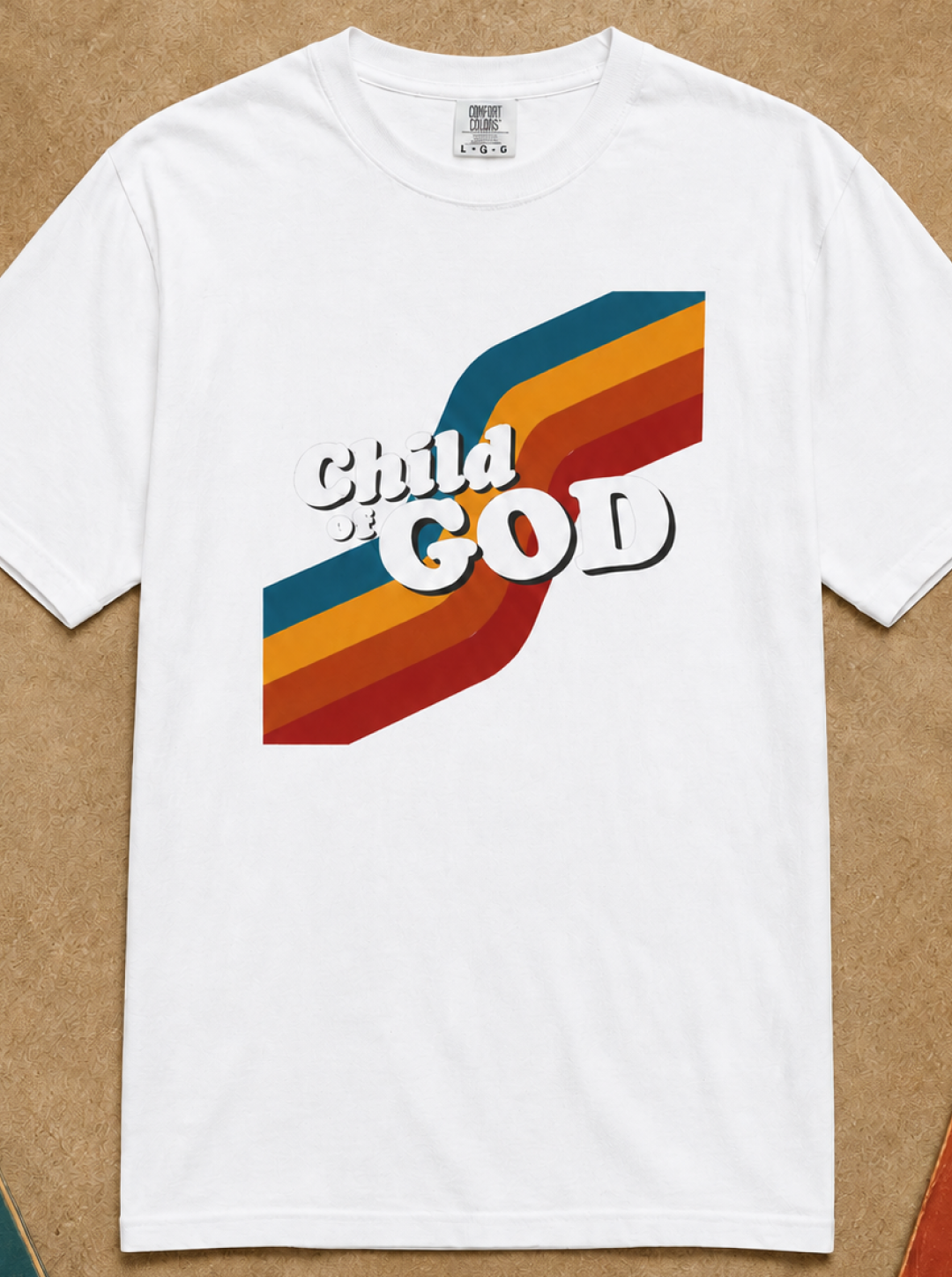 Child of God Retro Stripe T-Shirt
