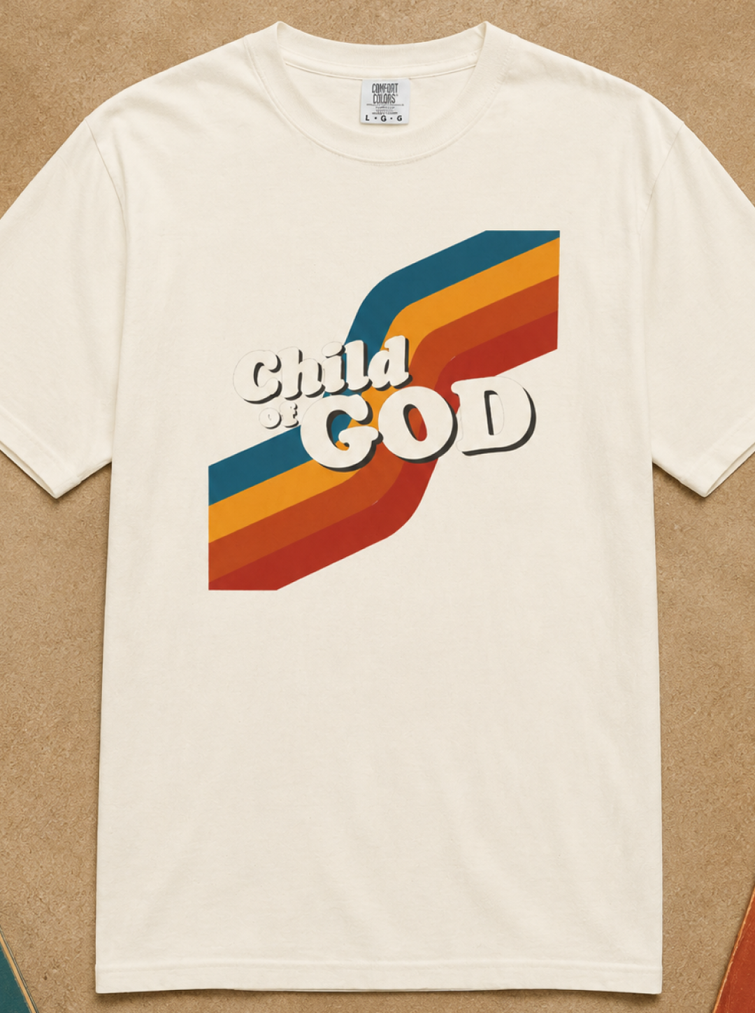 Child of God Retro Stripe T-Shirt