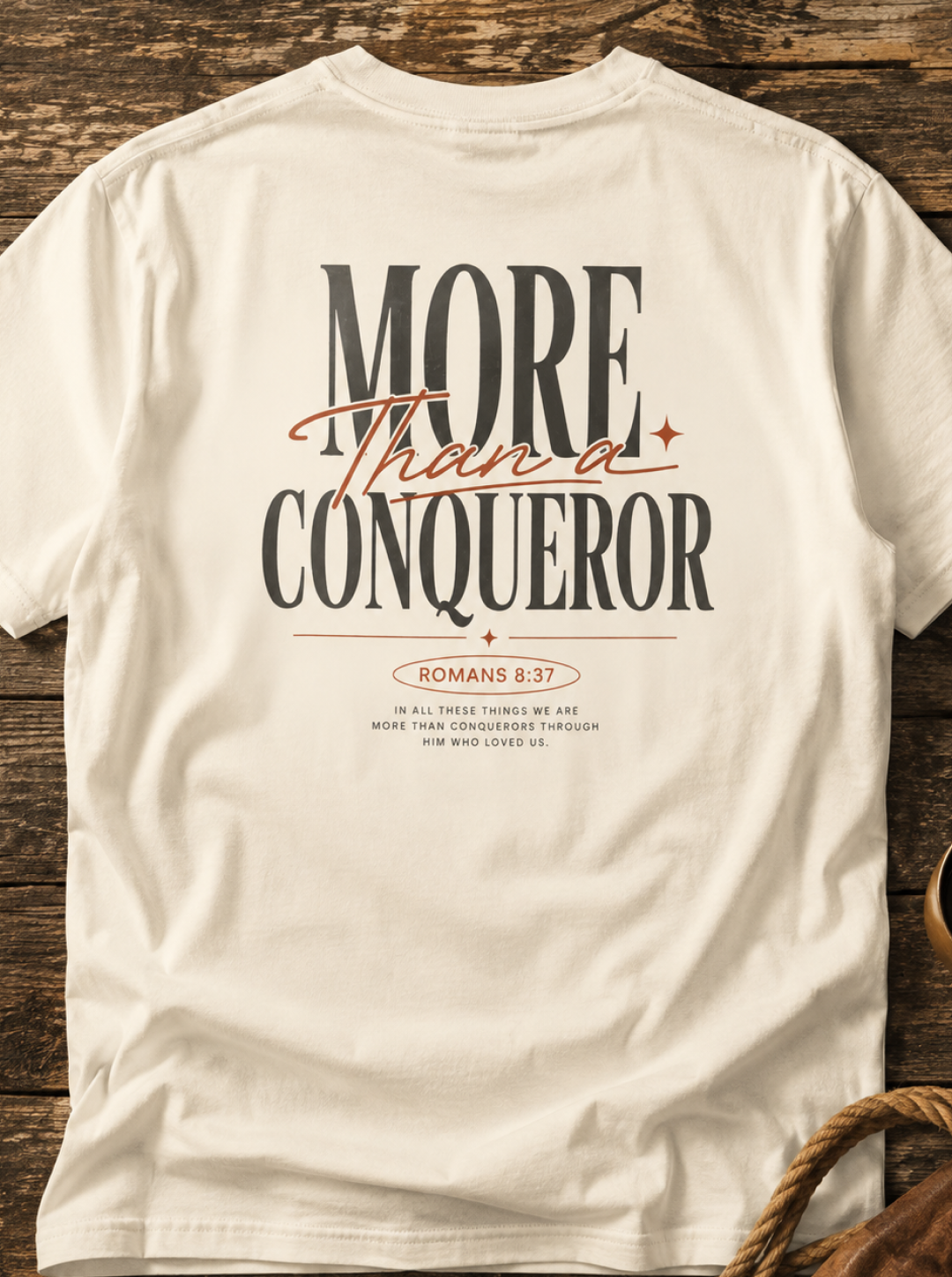 More Than Conqueror T-Shirt — Christian Faith Graphic Tee