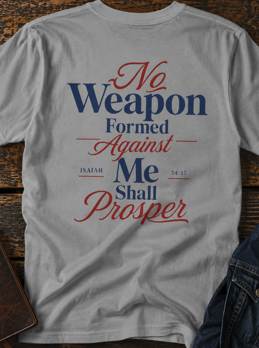 No Weapon Formed Against Me Christian T-Shirt