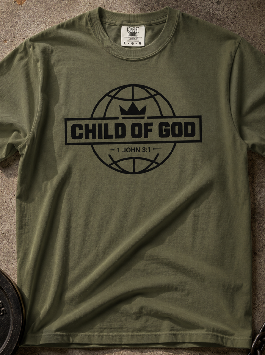 Child of God T-Shirt — Faith Graphic Tee (1 John 3:1)