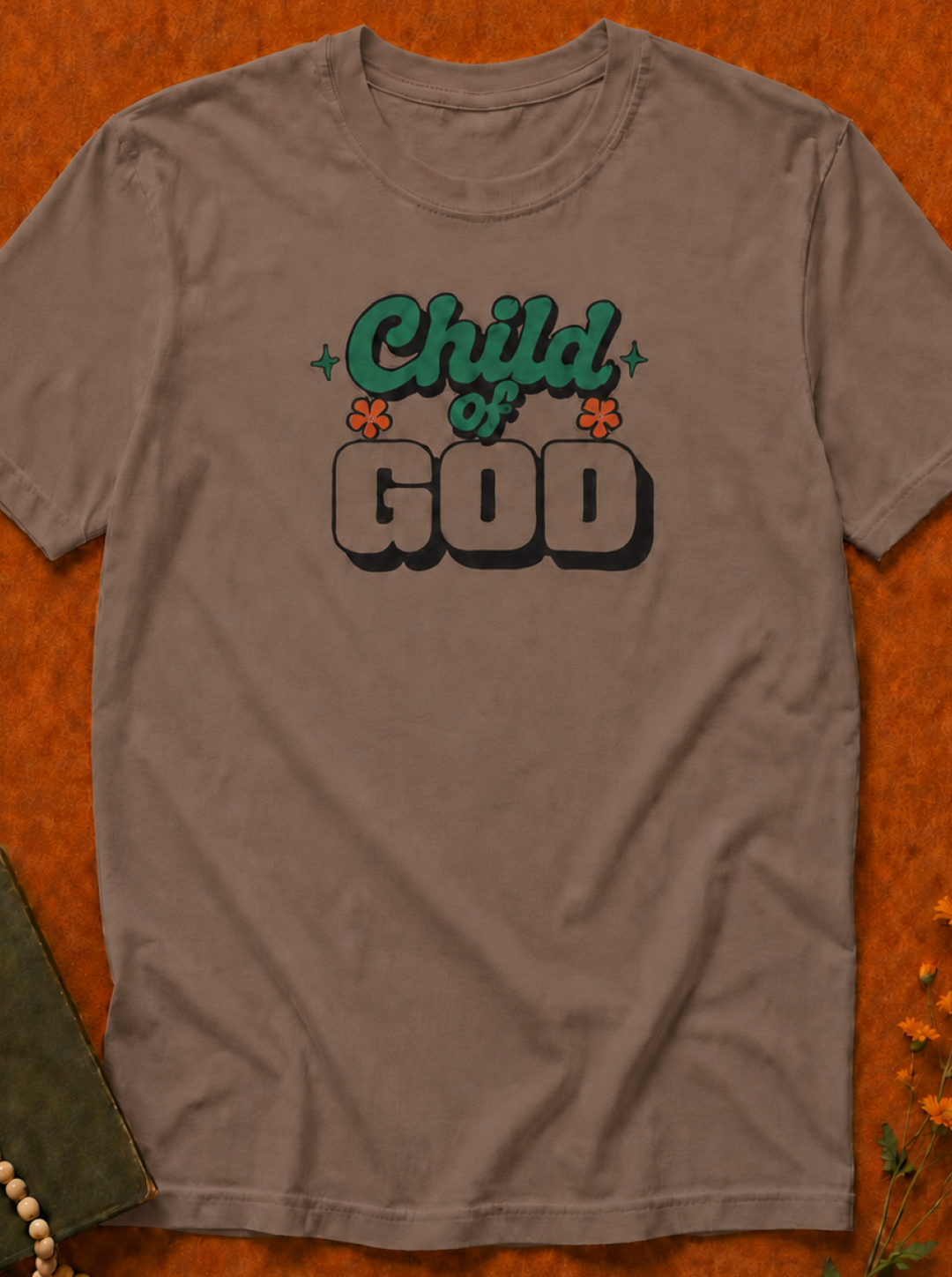 Child of God T-Shirt — Retro Script Graphic Christian Tee