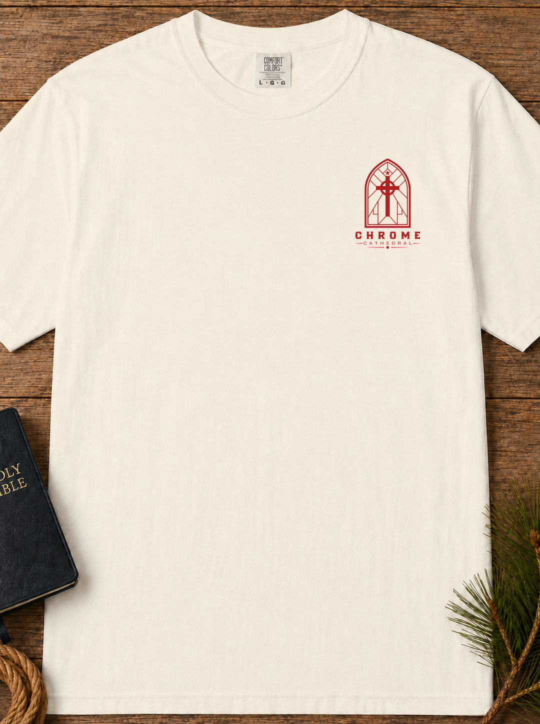 Unmoved Mountains T-Shirt — 'Unmoved' Psalm 62:6 Faith Graphic Tee