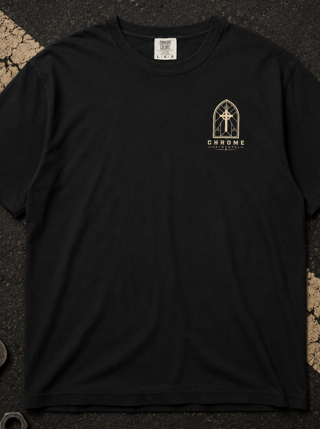 Hebrews 12:1 Run with Patience - Christian Graphic T-Shirt