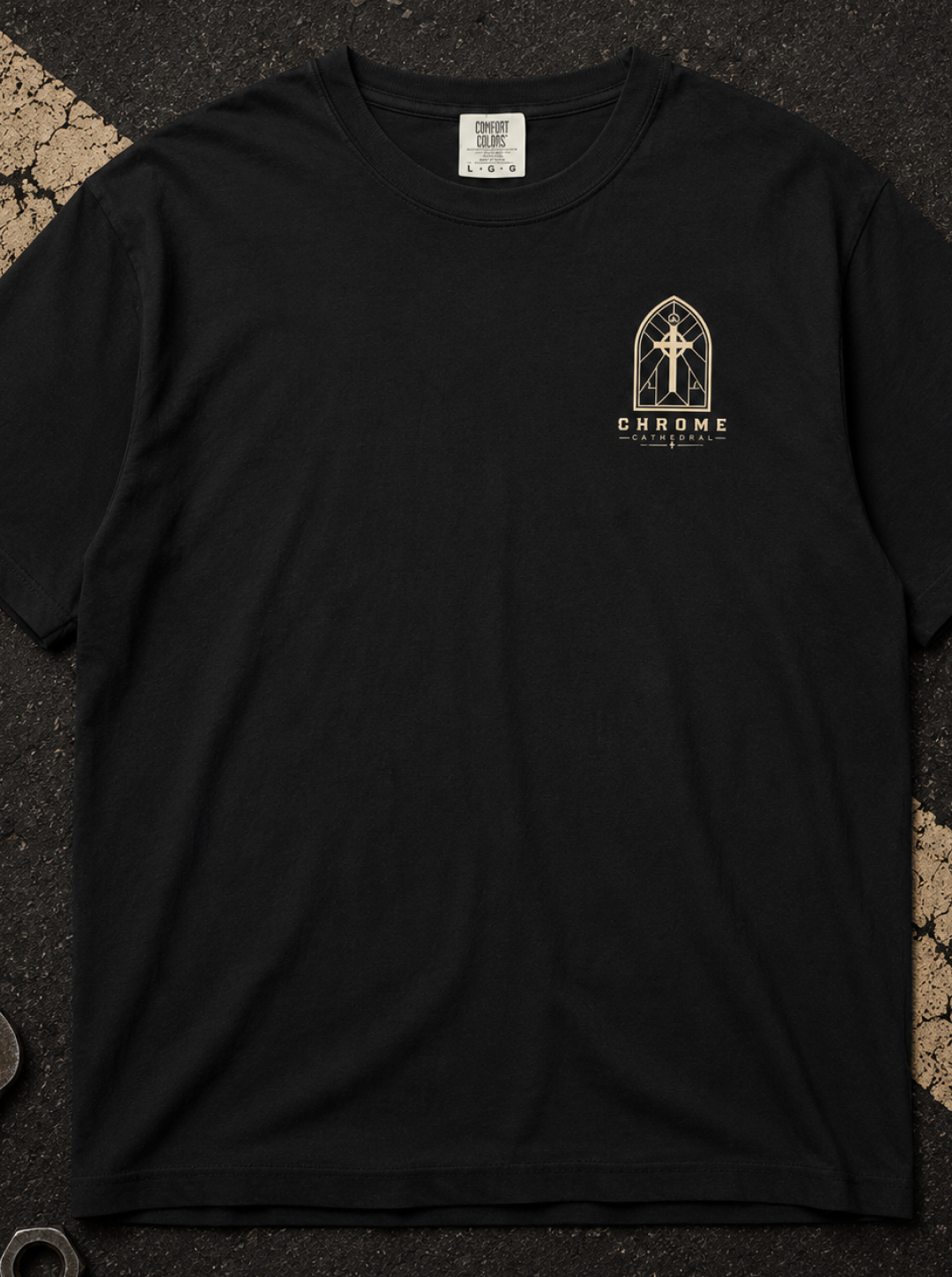 Hebrews 12:1 Run with Patience - Christian Graphic T-Shirt