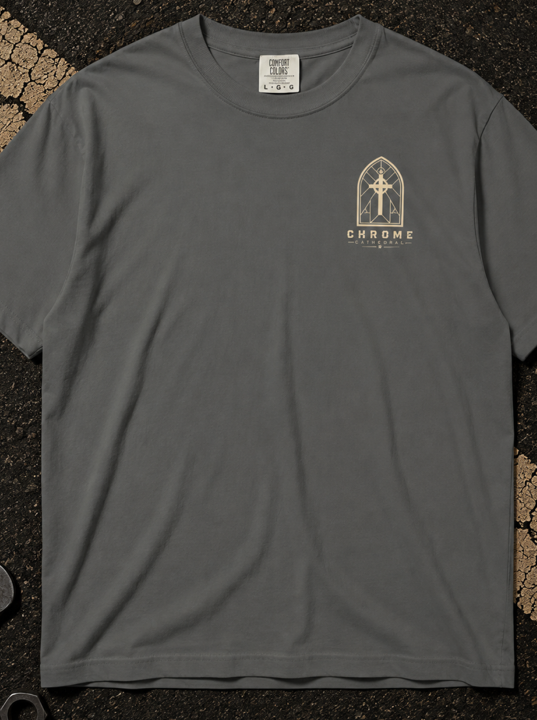 Hebrews 12:1 Run with Patience - Christian Graphic T-Shirt