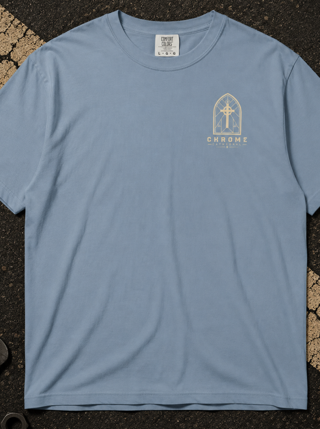 Hebrews 12:1 Run with Patience - Christian Graphic T-Shirt