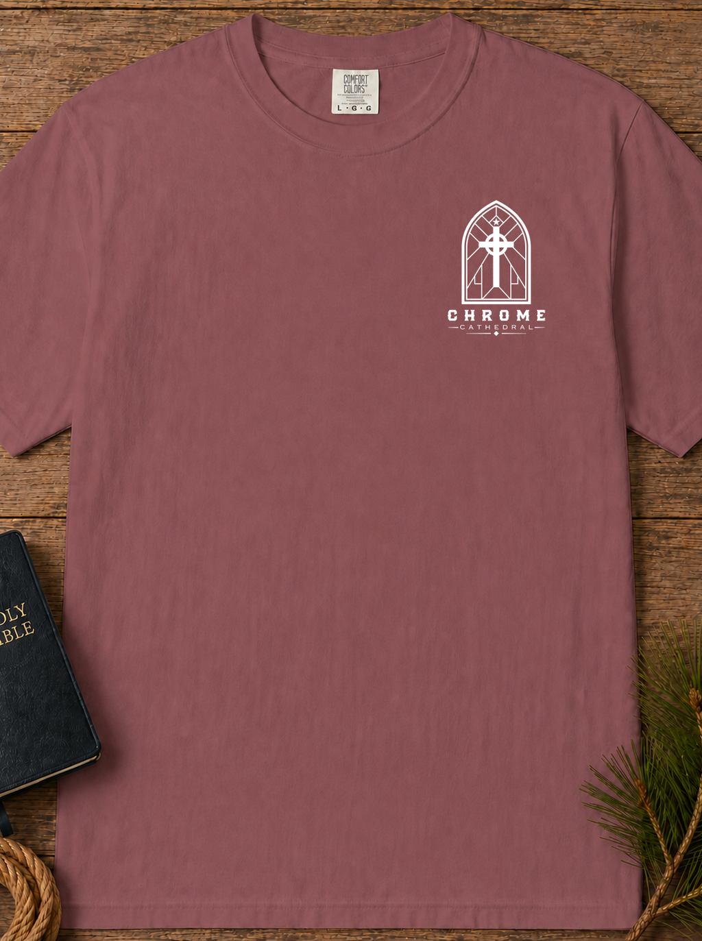 Unmoved Psalm 62:6 Mountain T-Shirt