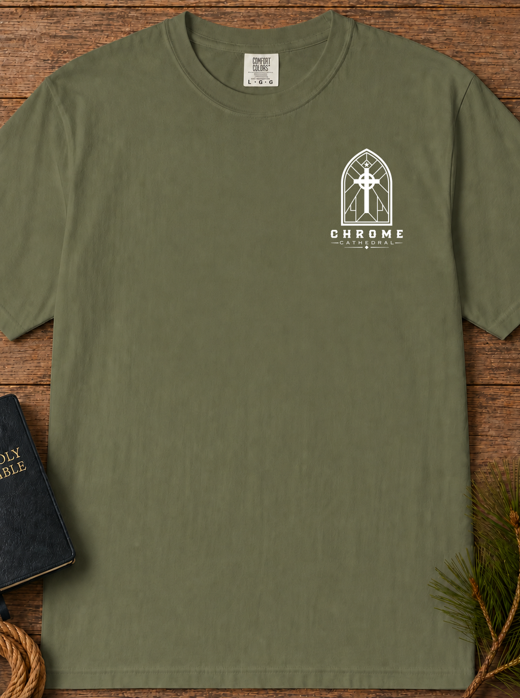 Unmoved Psalm 62:6 Mountain T-Shirt