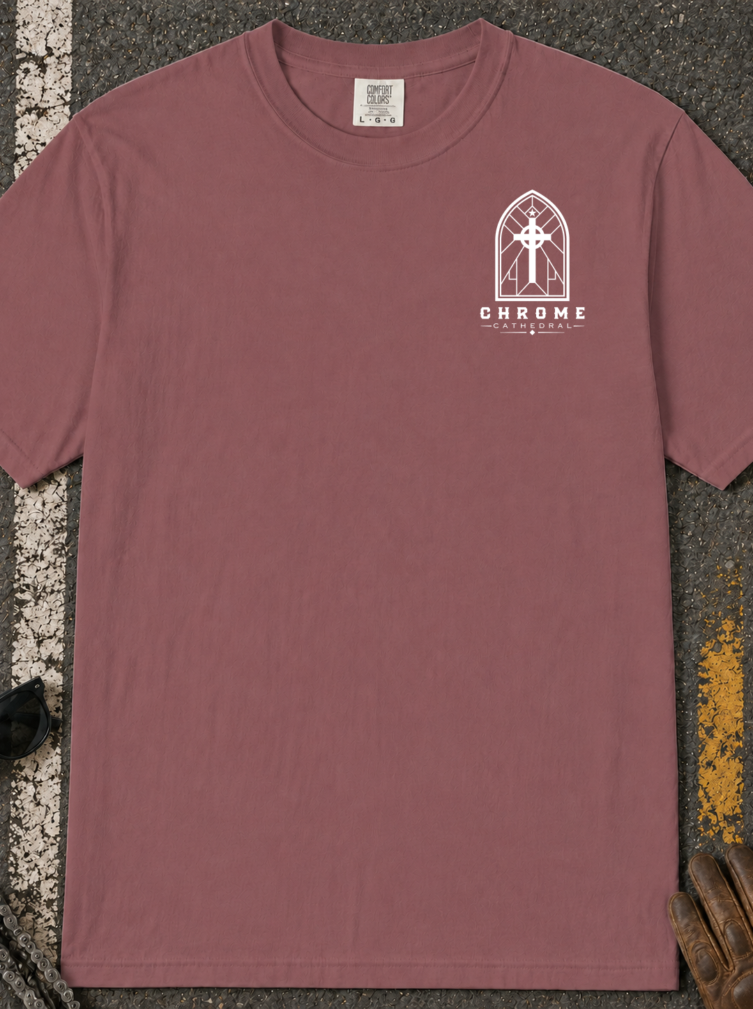 Redeemed Cross T-Shirt — "Jesus Christ Redeemed" Christian Tee