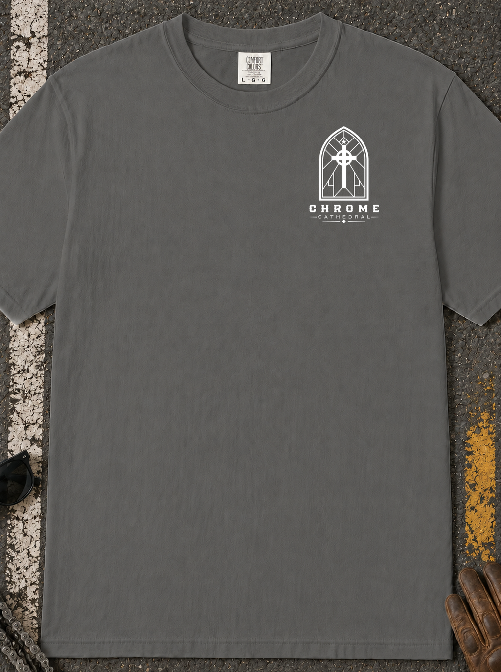 Redeemed Cross T-Shirt — "Jesus Christ Redeemed" Christian Tee