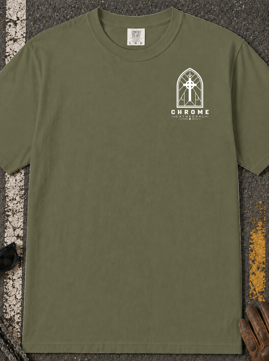 Redeemed Cross T-Shirt — "Jesus Christ Redeemed" Christian Tee
