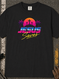Jesus Saves Retro Sunset T-Shirt