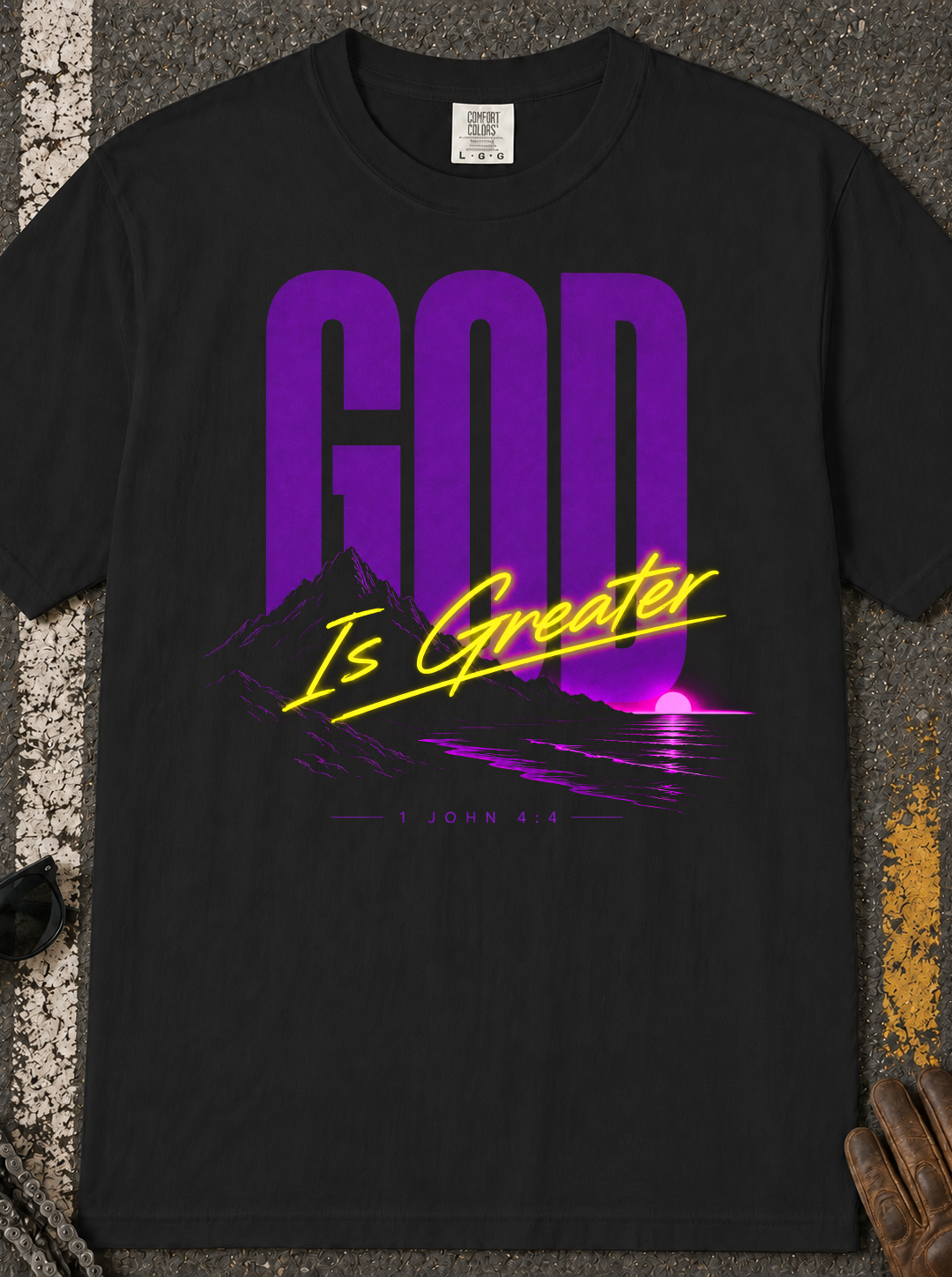 God Is Greater Retro Graphic T-Shirt
