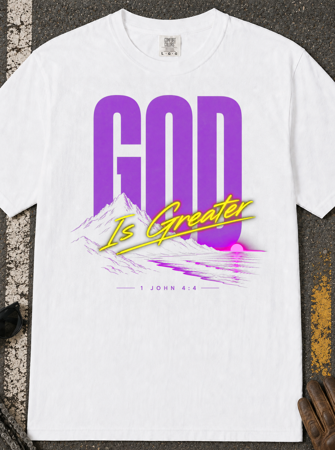 God Is Greater Retro Graphic T-Shirt