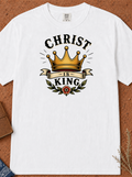 Christ Is King T-Shirt — Crown Christian Faith Tee