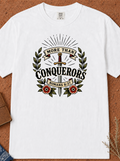 Christian "More Than Conquerors" T-Shirt — Romans 8:37 Inspirational Tee