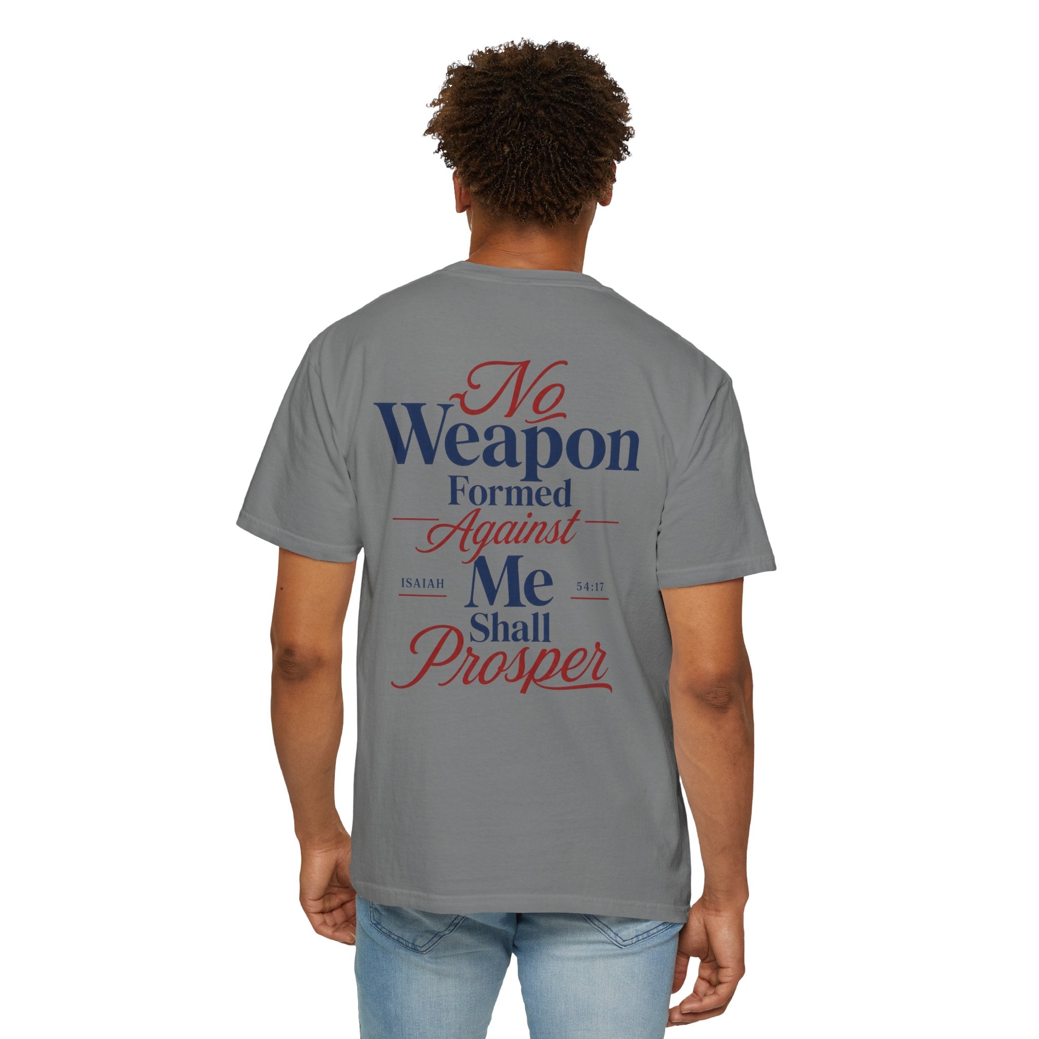 No Weapon Formed Against Me Christian T-Shirt