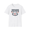 Jesus Is King T-Shirt | Christian Cross Crown of Thorns Faith Tee