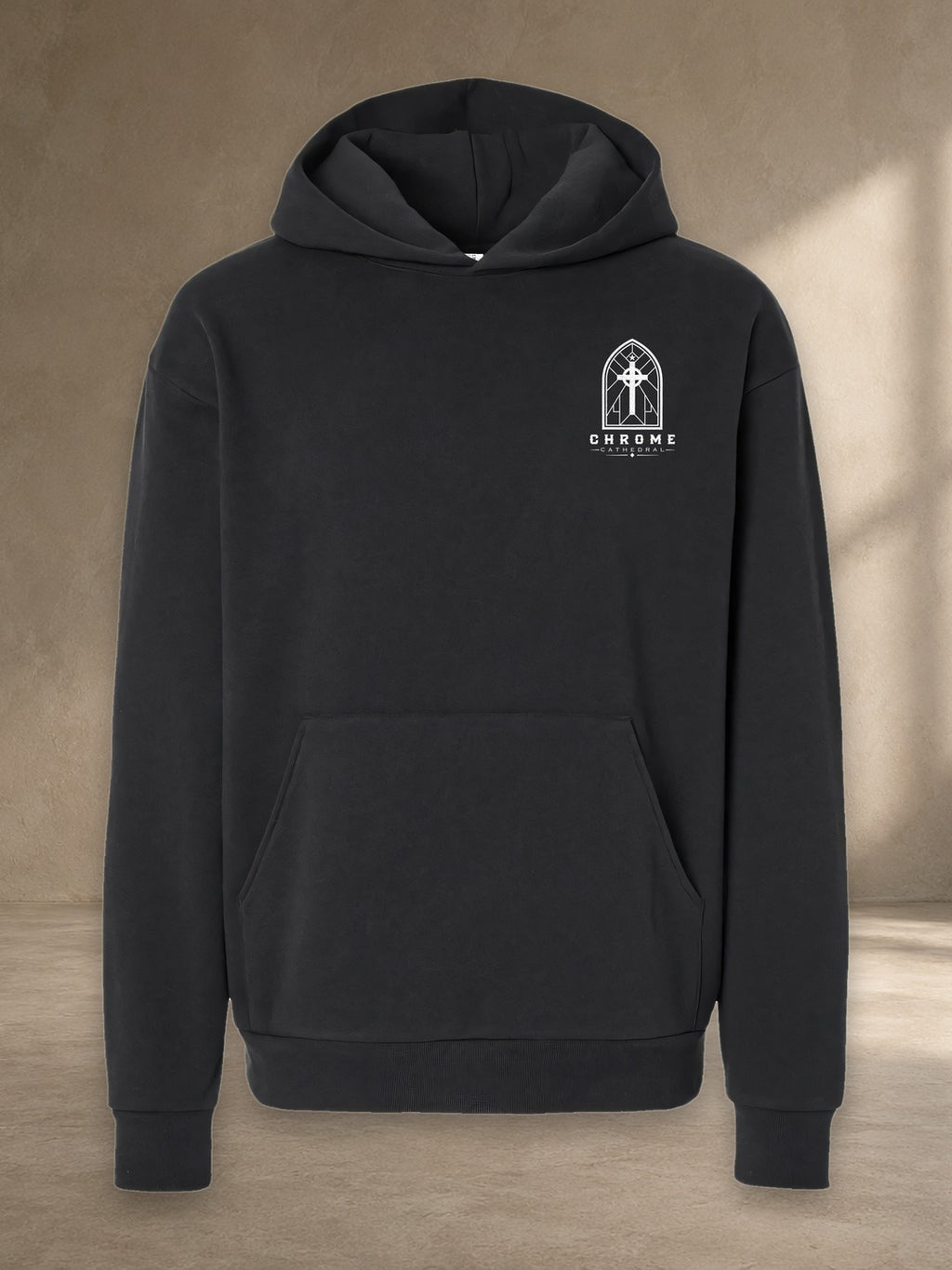 Aztec Cultural Cross Hoodie, front