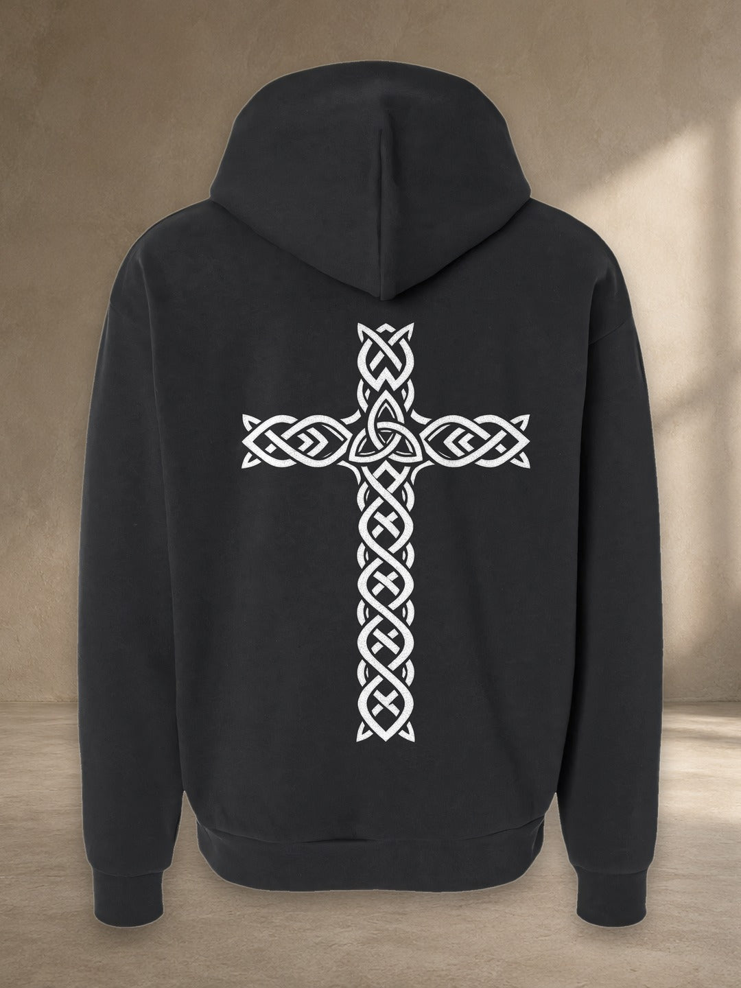 Celtic Cultural Cross Hoodie, back