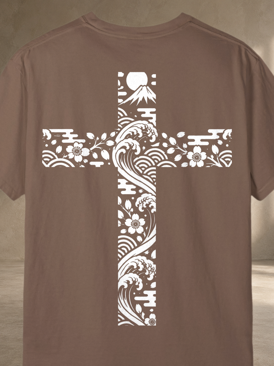 Japanese Cultural Cross – Espresso – back