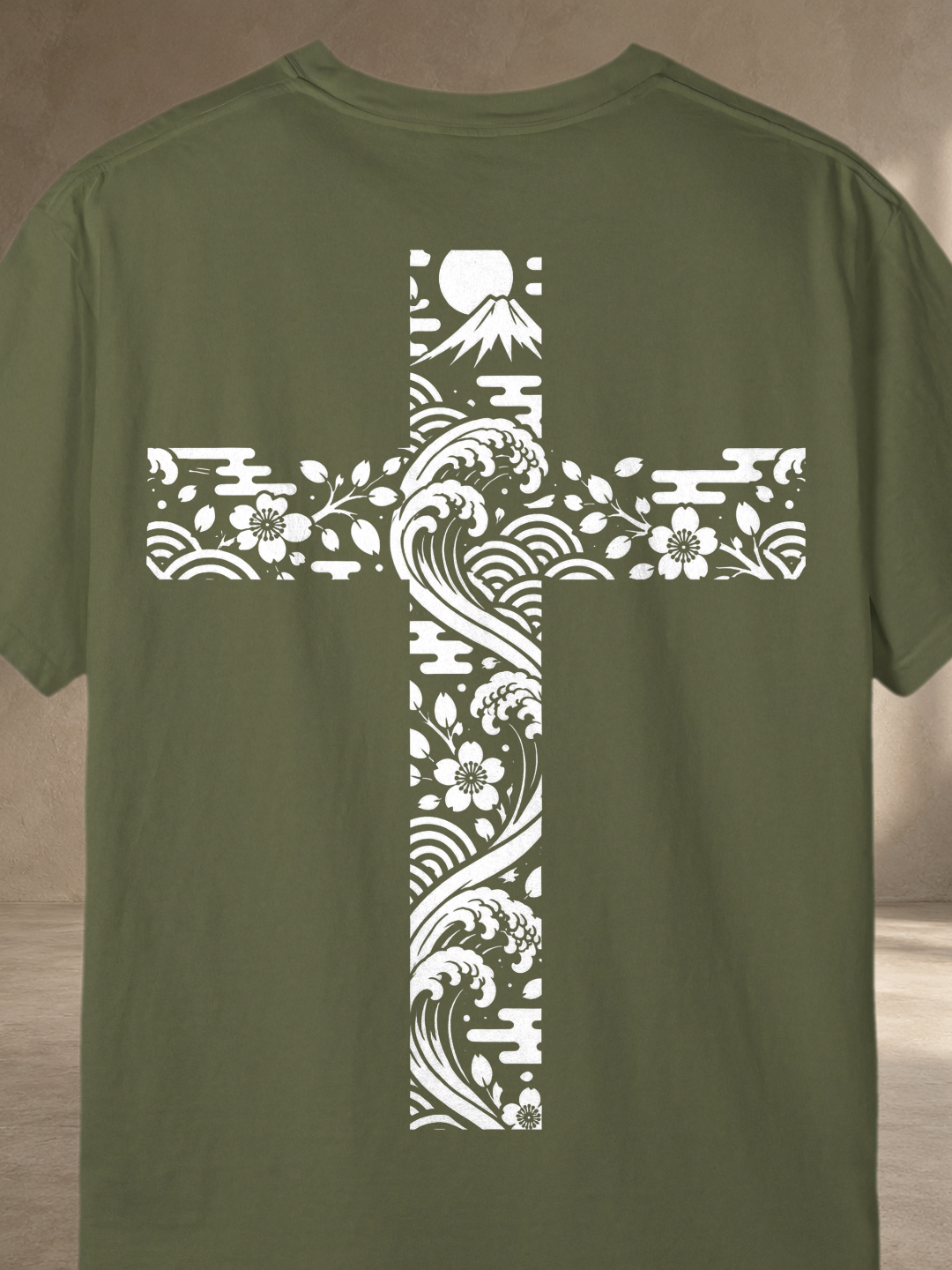 Japanese Cultural Cross – Hemp – back