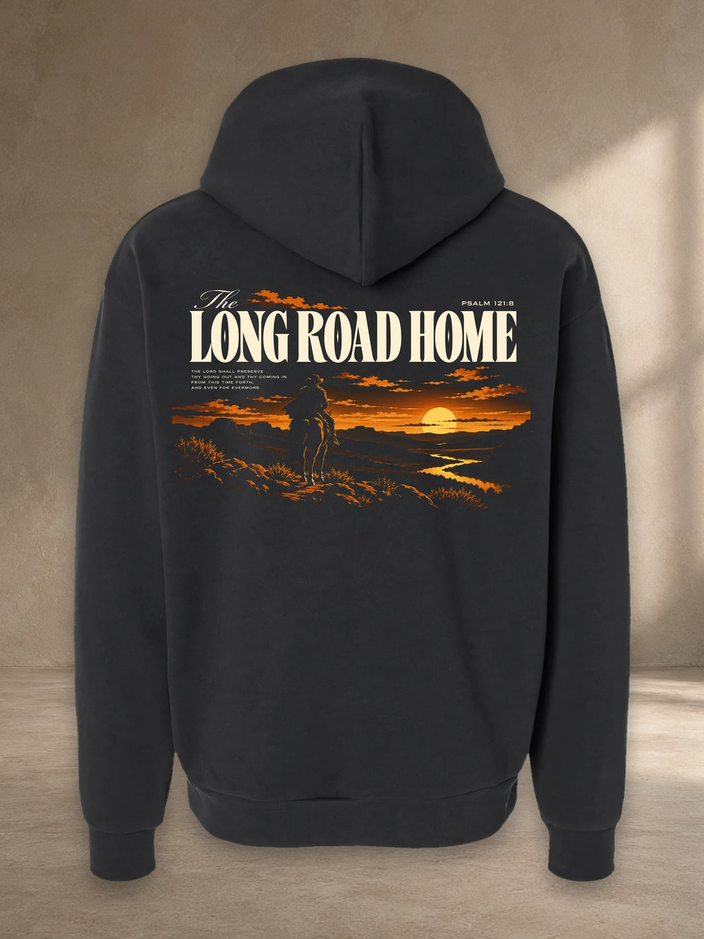 The Long Road Home Hoodie, back