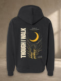 Though I Walk Hoodie, back