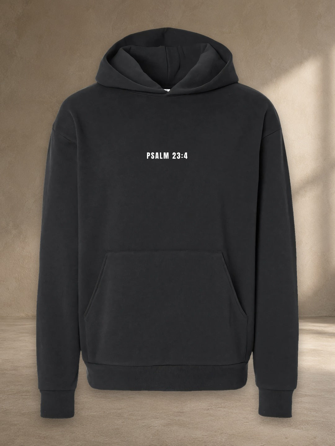 Though I Walk Hoodie, front